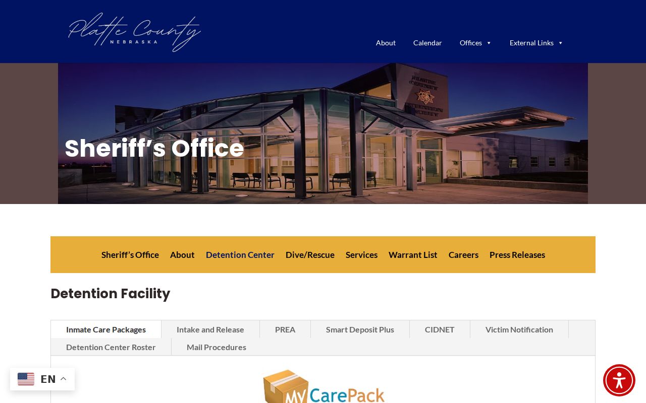 Platte County arrest history detention roster search
